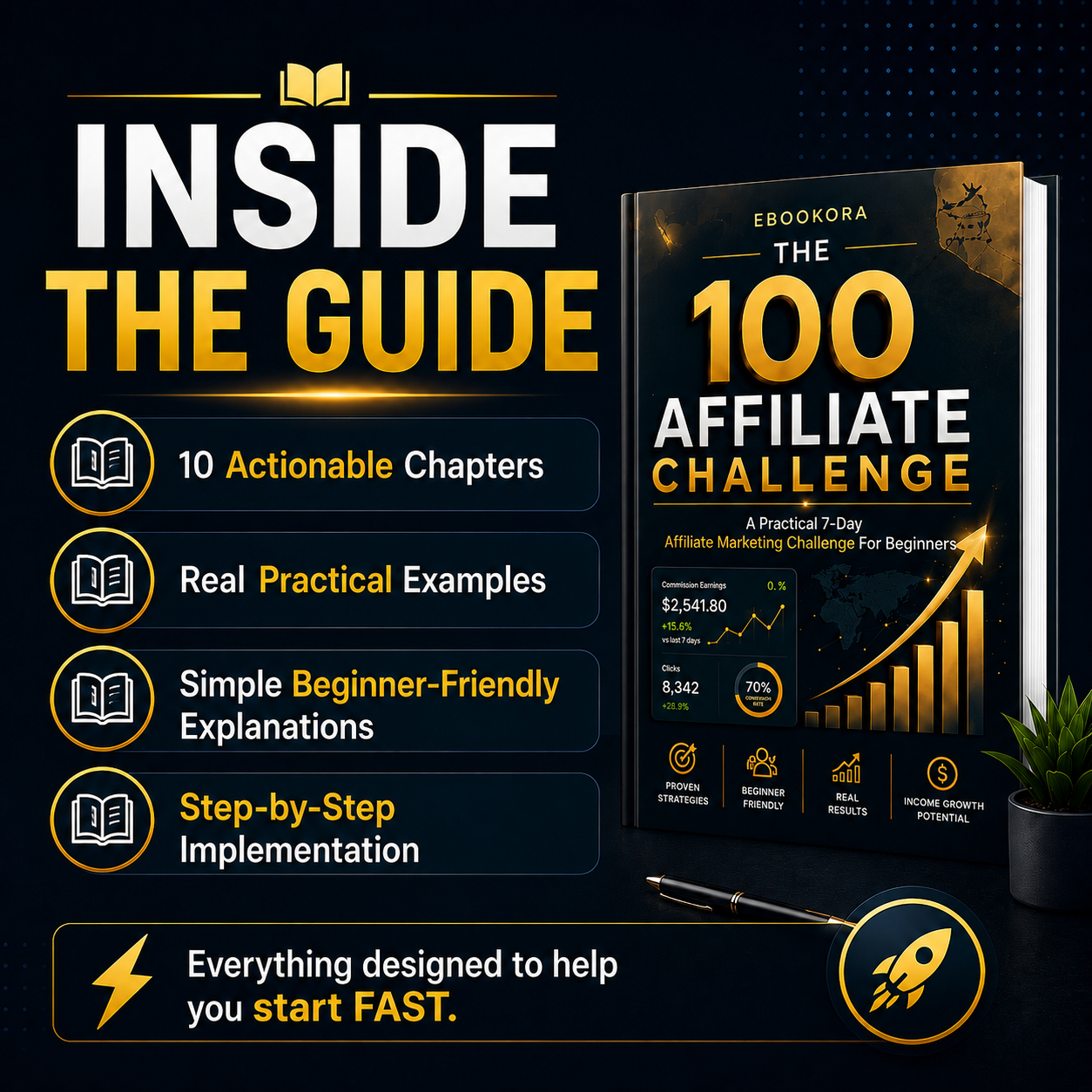 The $100 Affiliate Challenge: From Zero to Your First Commission in 7 Days